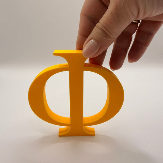 3D Διακοσμητικό Γράμμα Φ - Μέγεθος 10 εκ.– Times New Roman