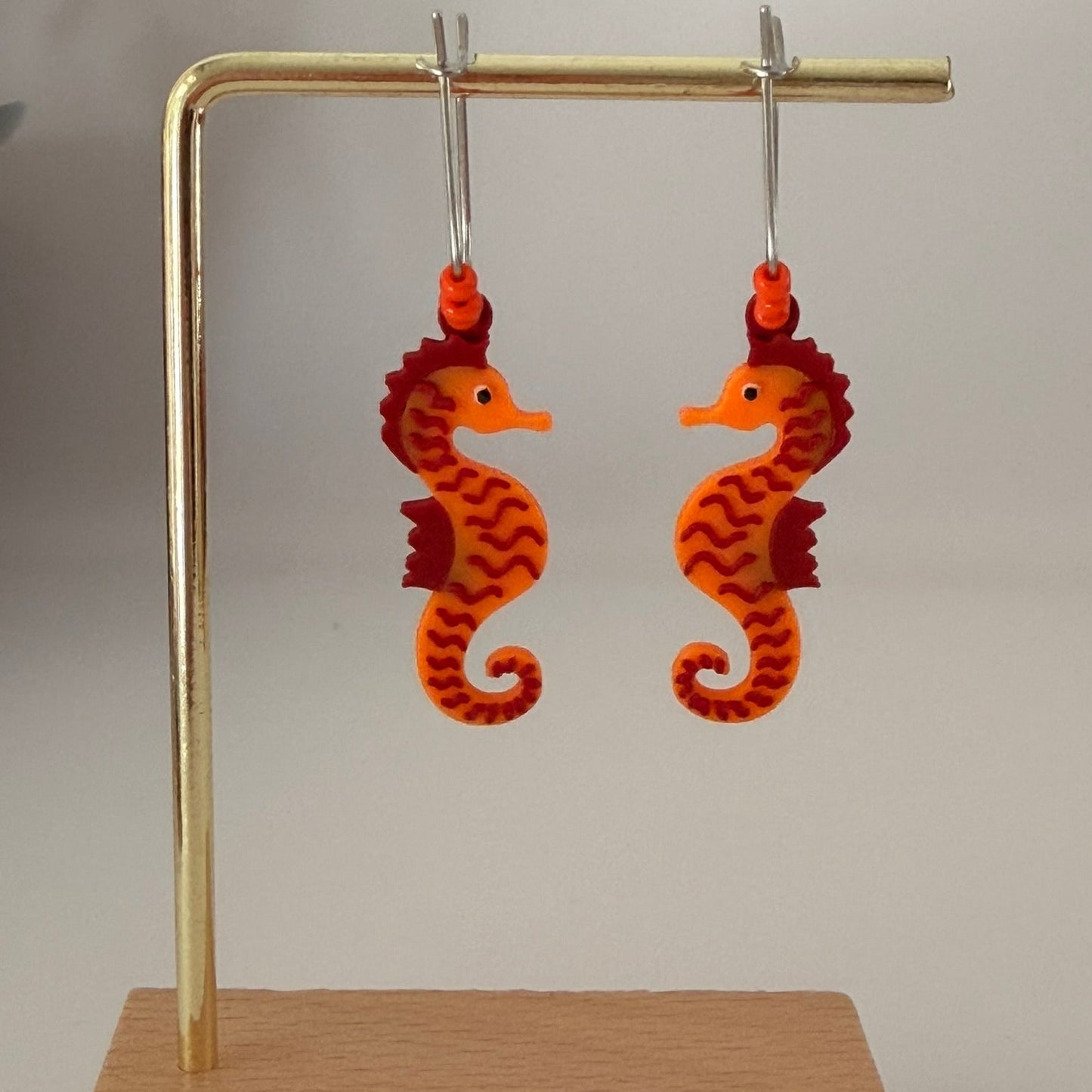 3D Printed Σκουλαρίκια "Ιππόκαμπος"