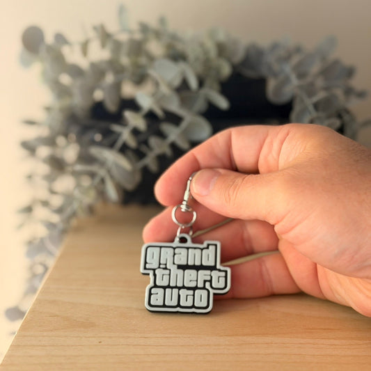 Grand Theft Auto (GTA) 3D Printed μπρελόκ