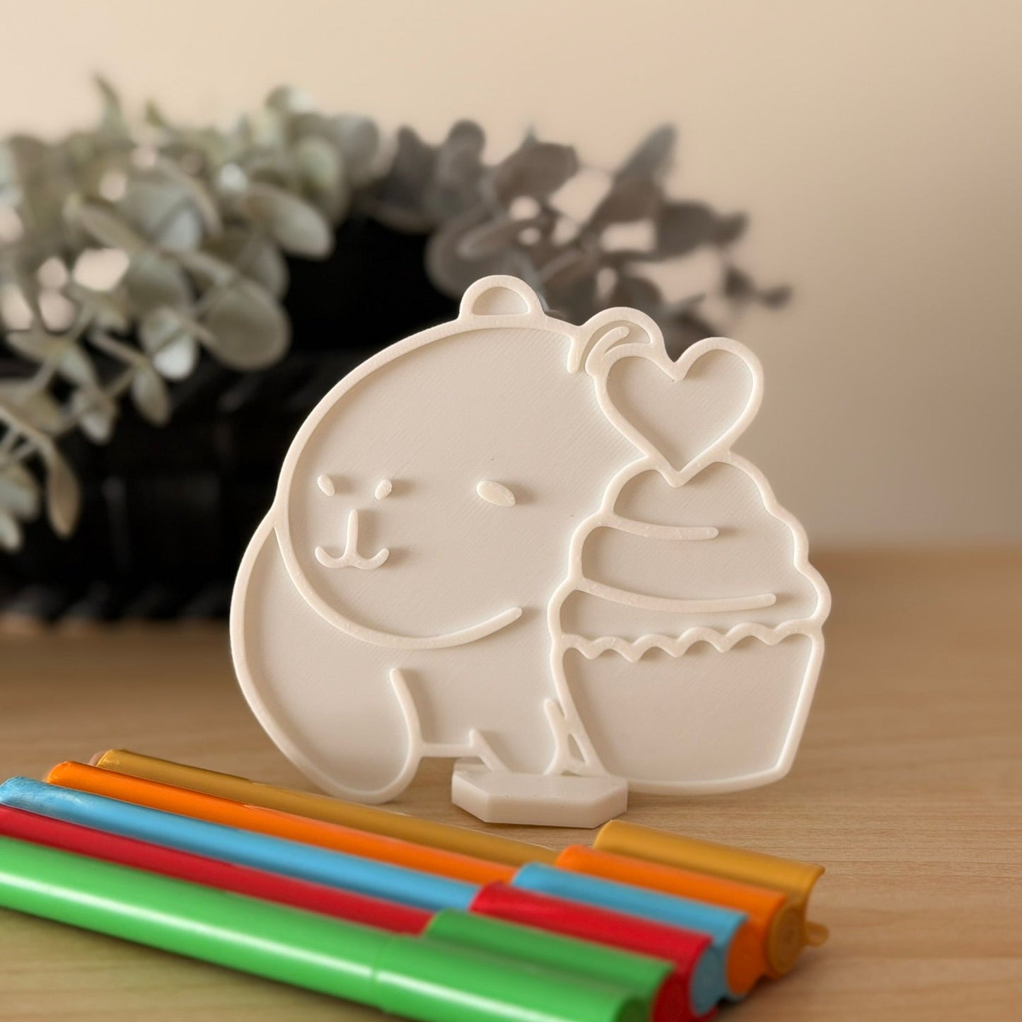 3D Printed Πάνελ για zωγραφική με stand-Καπιμπάρα