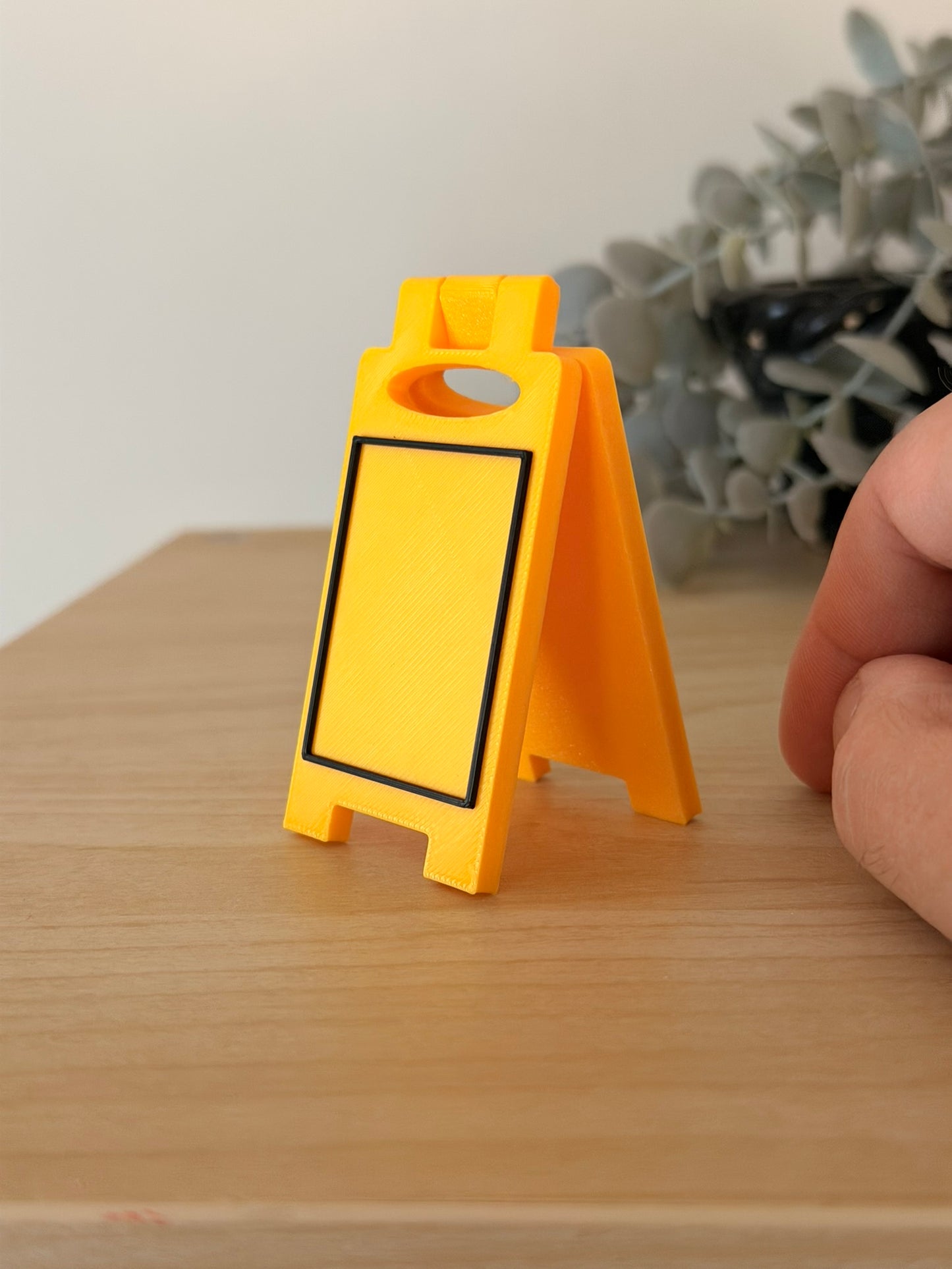 Mini 3D Printed Επιτραπέζια Πινακίδα Γραφείου με Δικό σας Κείμενο