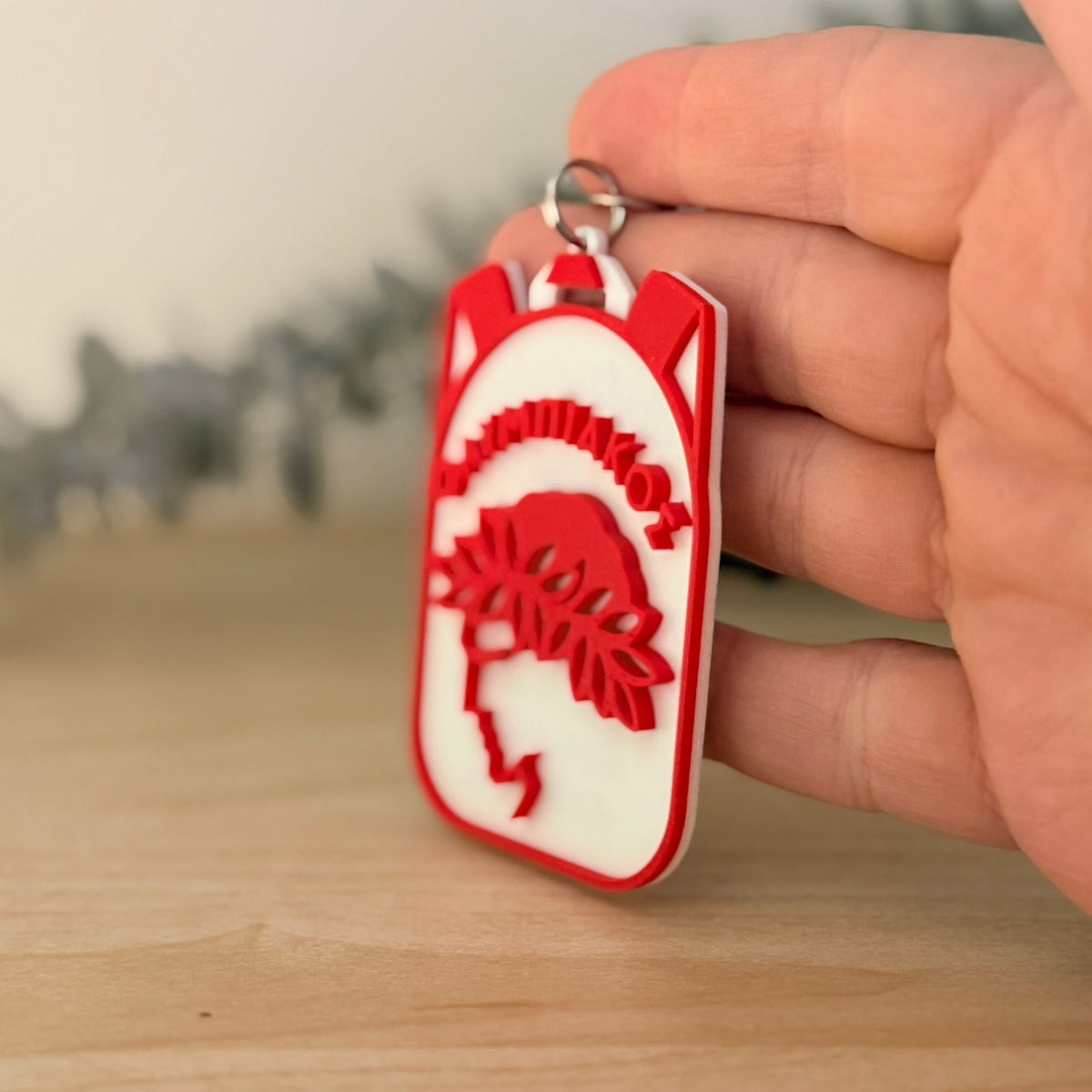 Έξυπνο NFC Μπρελόκ Ασφαλείας για Παιδικές Τσάντες 7,5εκ-5,5εκ – "Safety Tap"- Ολυμπιακός FC Edition