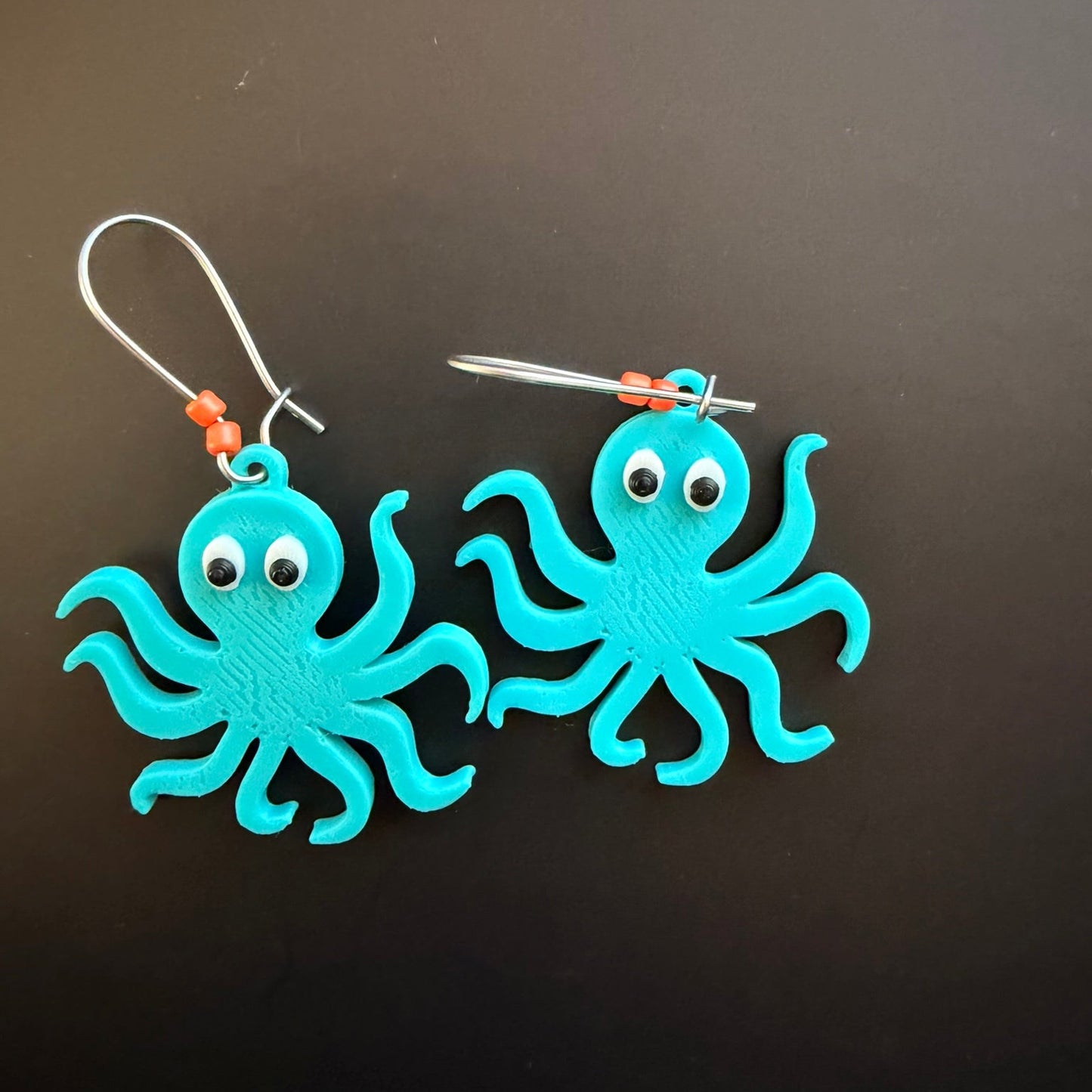 3D Printed Σκουλαρίκια "Χταποδάκι"