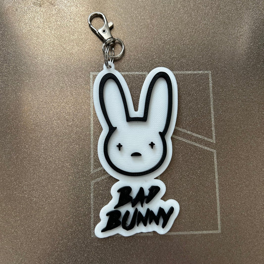 3D Printed Μπρελόκ Bad Bunny – Το απόλυτο αξεσουάρ για κάθε Fan στην τσάντα σου!