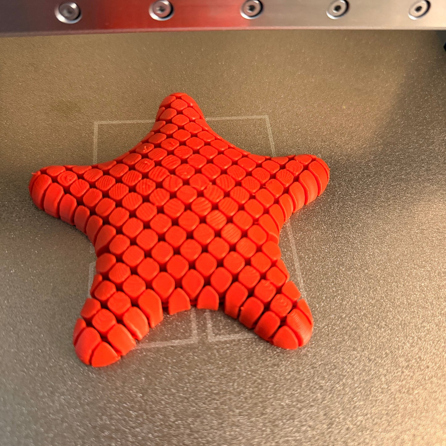Articulated Starfish – Αρθρωτός Αστερίας "Touch & Feel" (3D Printed Fidget)