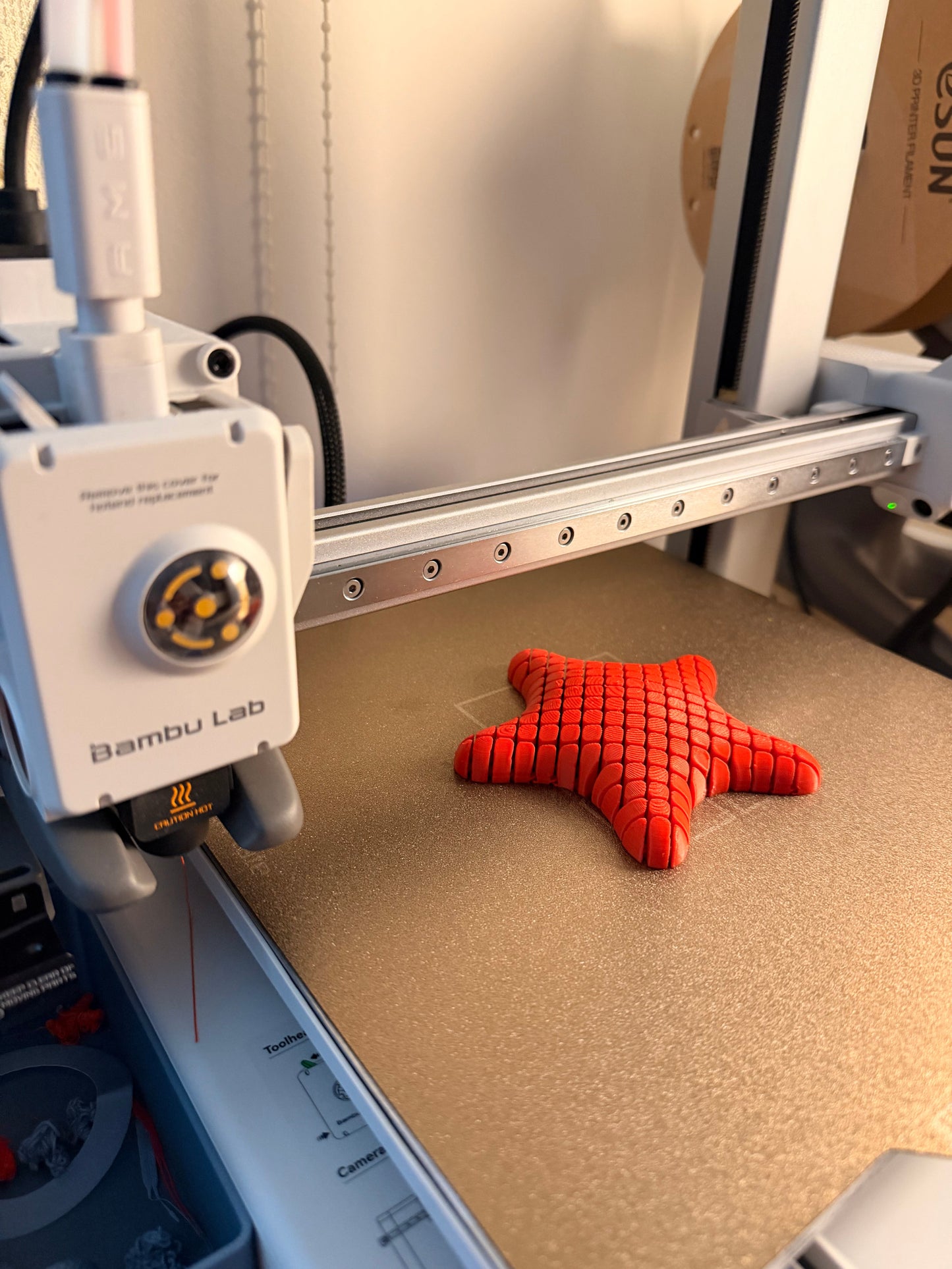 Articulated Starfish – Αρθρωτός Αστερίας "Touch & Feel" (3D Printed Fidget)