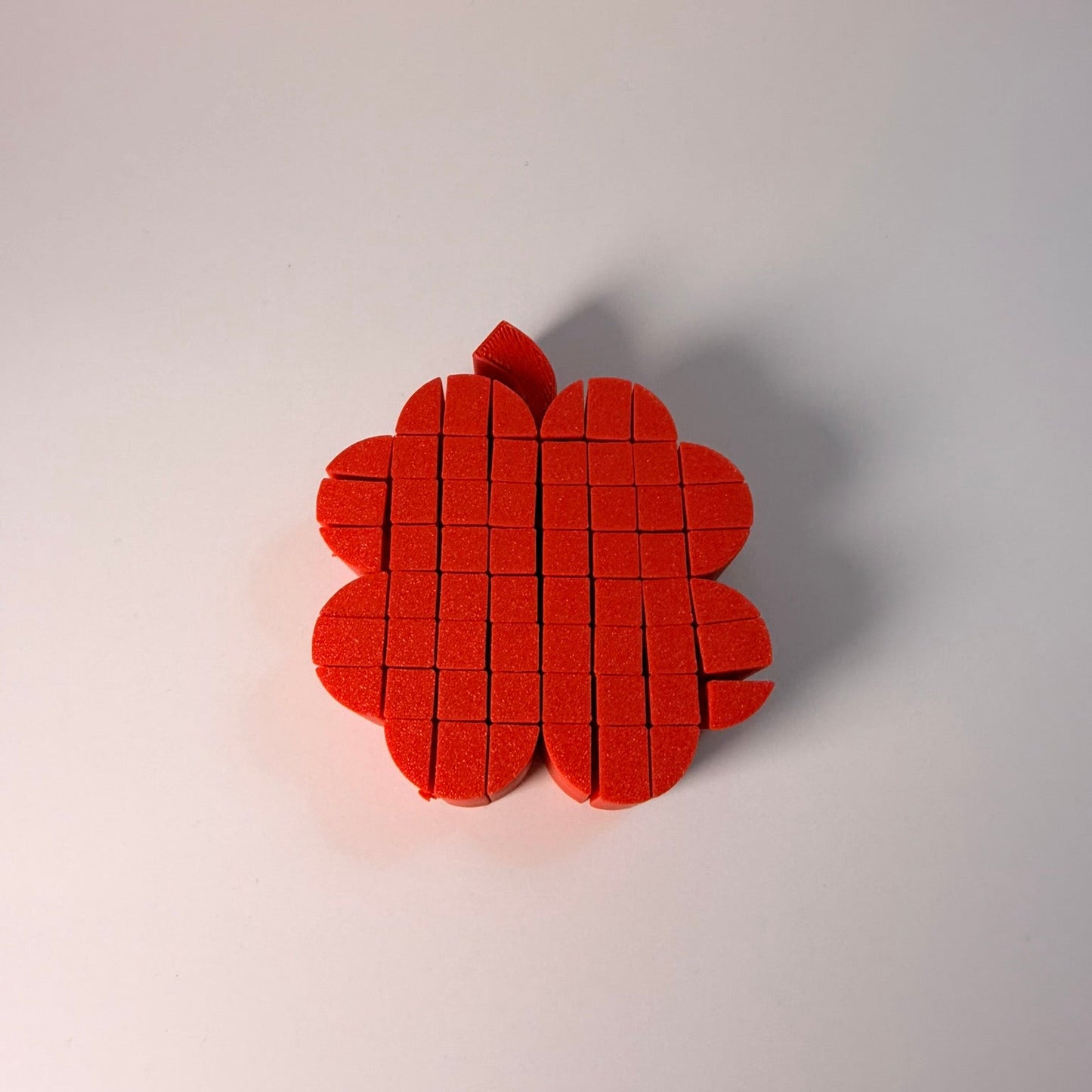 Pixel 4-Leaf Clover Fidget – Τυχερό Τρισδιάστατο Παιχνίδι Stress-Relief σε Pixel Art Στυλ