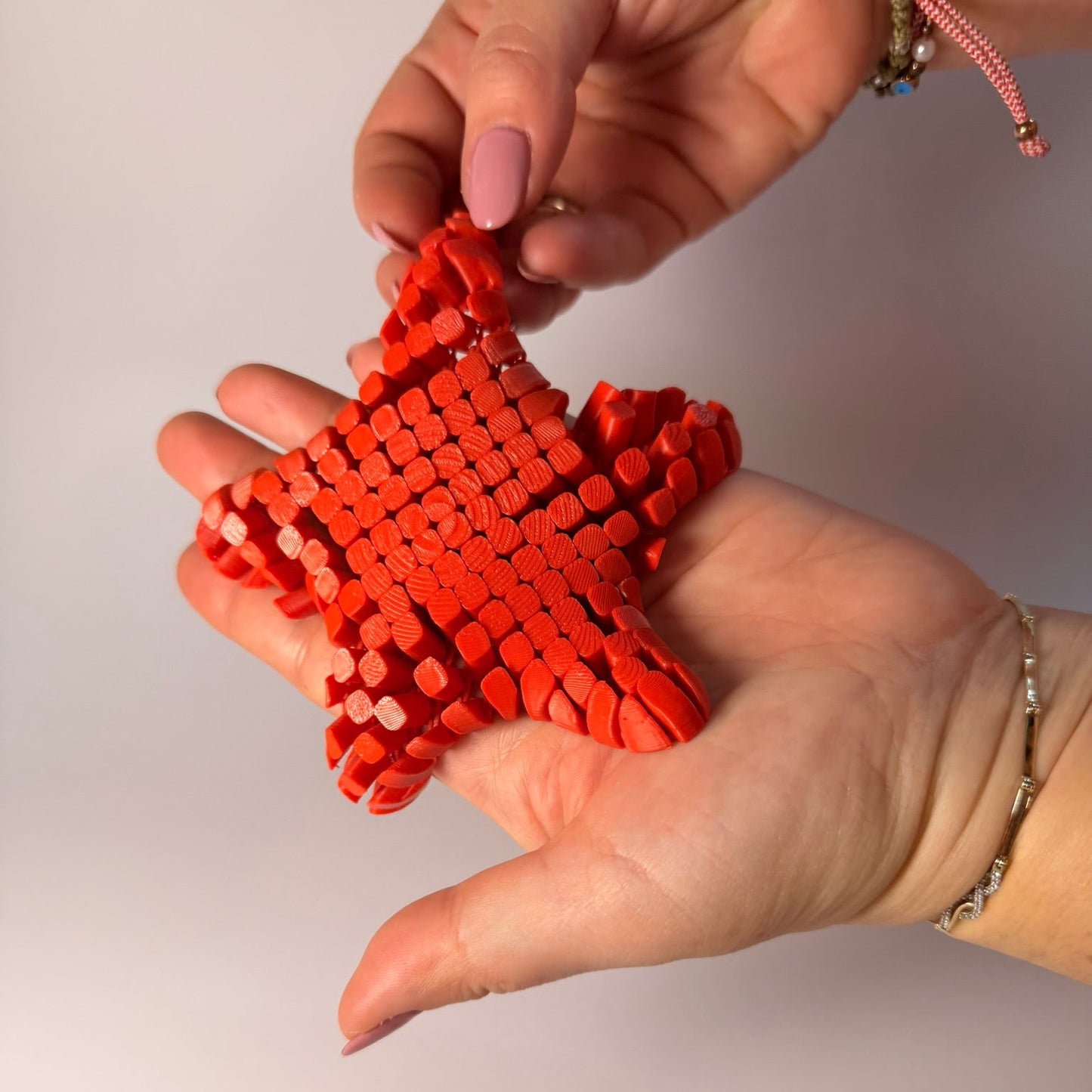 Articulated Starfish – Αρθρωτός Αστερίας "Touch & Feel" (3D Printed Fidget)