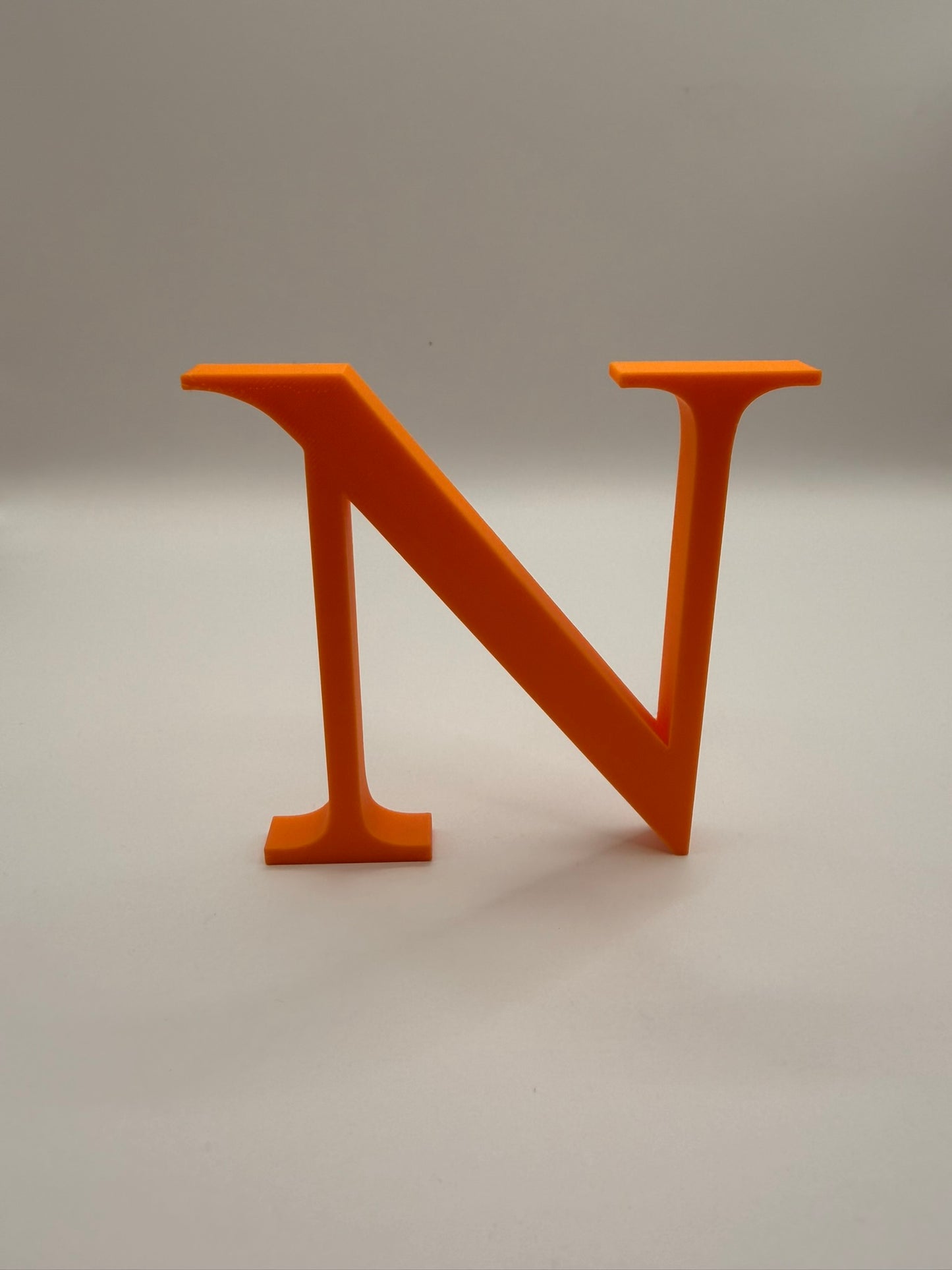 3D Διακοσμητικό Γράμμα Ν - Μεγέθη: 10-15-20 εκ.– Times New Roman
