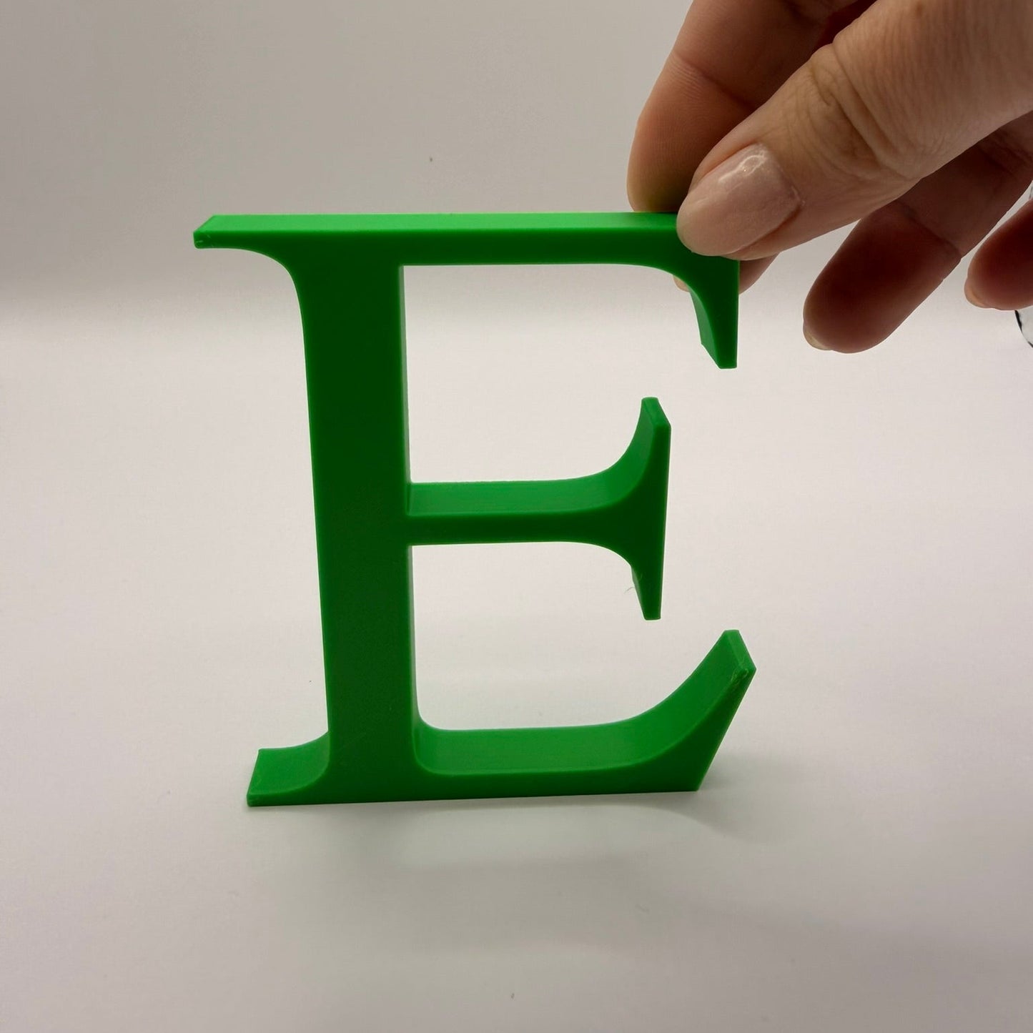 3D Διακοσμητικό Γράμμα Ε - Μέγεθος 10 εκ.– Times New Roman