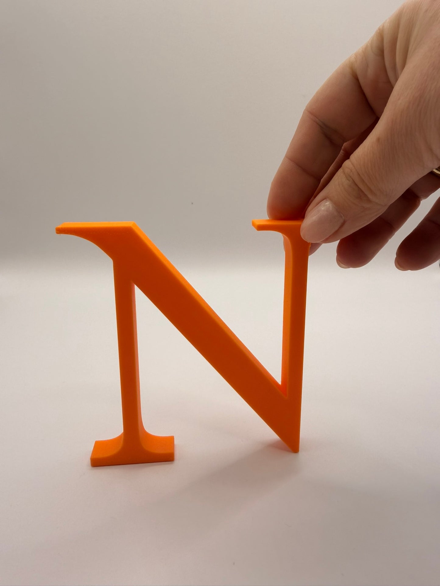 3D Διακοσμητικό Γράμμα Ν - Μεγέθη: 10-15-20 εκ.– Times New Roman
