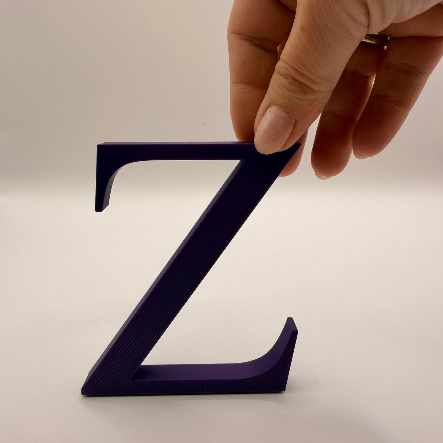 3D Διακοσμητικό Γράμμα Ζ - Μεγέθη: 10-15-20 εκ.– Times New Roman