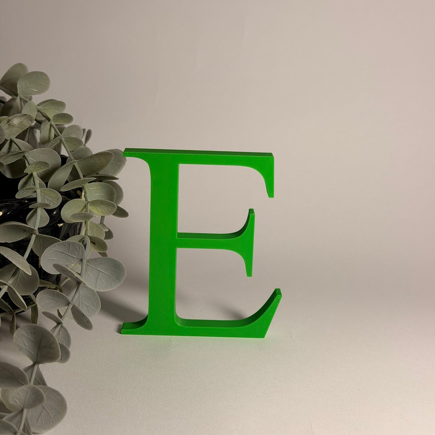 3D Διακοσμητικό Γράμμα Ε - Μέγεθος 10 εκ.– Times New Roman