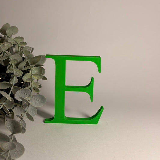 3D Διακοσμητικό Γράμμα Ε - Μέγεθος 10 εκ.– Times New Roman