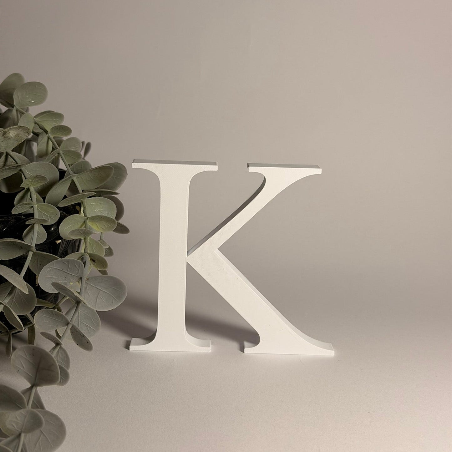 3D Διακοσμητικό Γράμμα Κ - Μεγέθη: 10-15-20 εκ.– Times New Roman