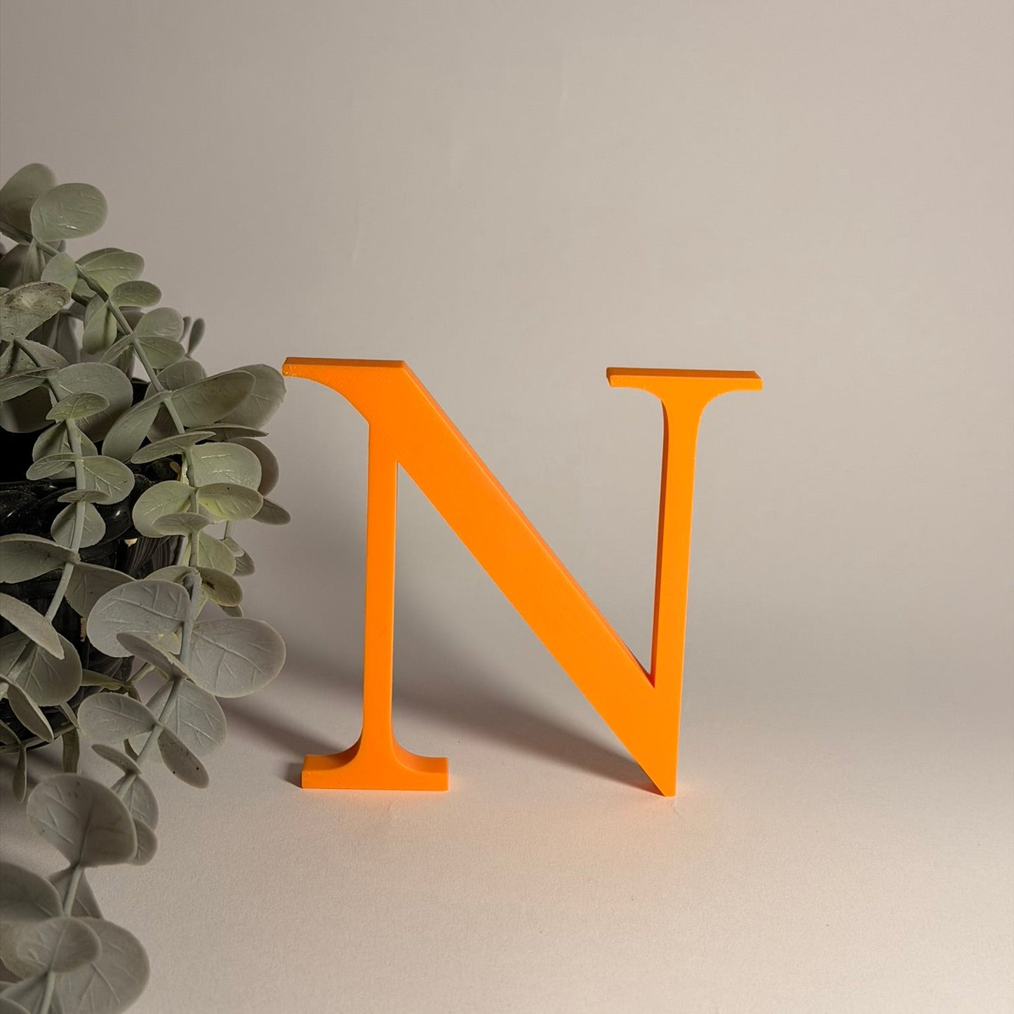 3D Διακοσμητικό Γράμμα Ν - Μεγέθη: 10-15-20 εκ.– Times New Roman