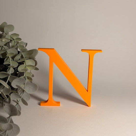 3D Διακοσμητικό Γράμμα Ν - Μέγεθος 10 εκ.– Times New Roman