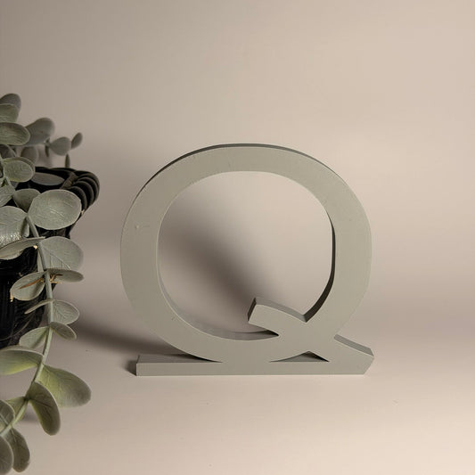 3D Διακοσμητικό Γράμμα Q - Μέγεθος 10 εκ.– Times New Roman