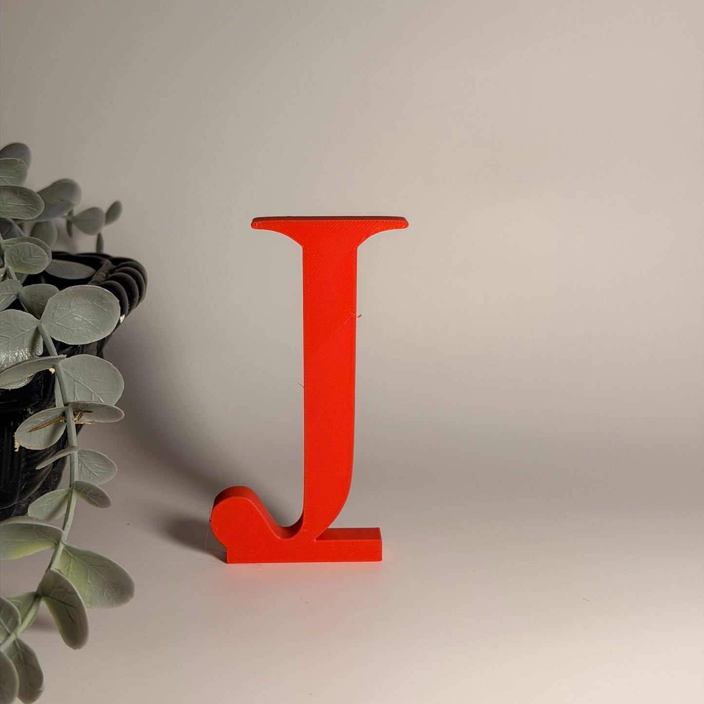 3D Διακοσμητικό Γράμμα J - Μέγεθος 10 εκ.– Times New Roman
