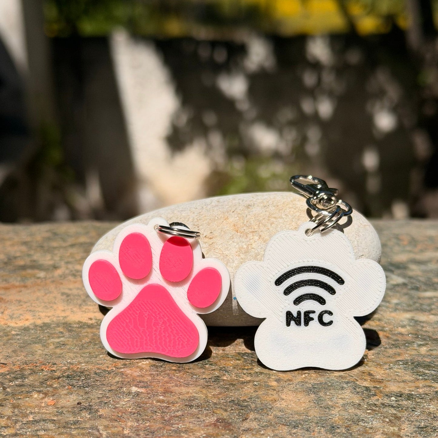Έξυπνη Ταυτότητα Σκύλου ή Γάτας "Pet-Safe" – NFC Μπρελόκ σε Σχήμα Πατούσας