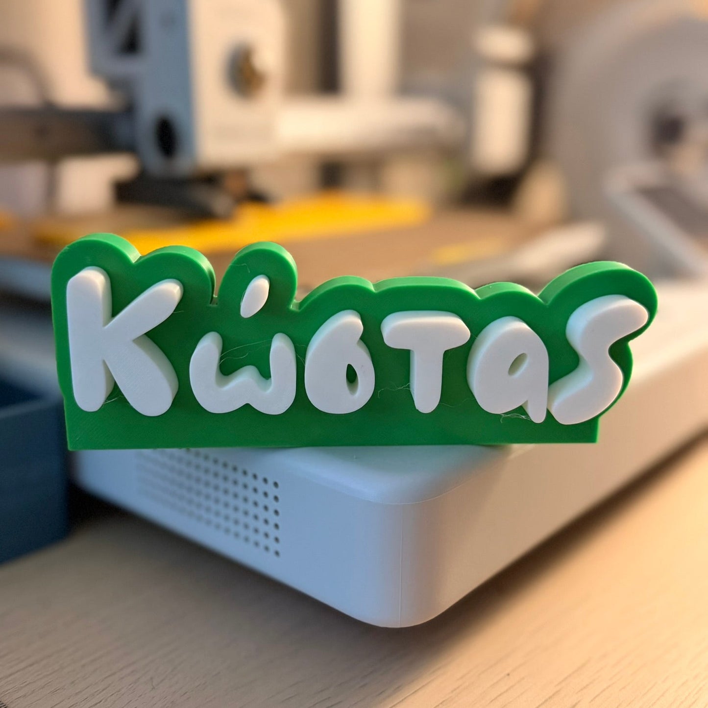 3D Printed Custom Επιγραφή Ονόματος LePeticCochon Font 15 εκ.