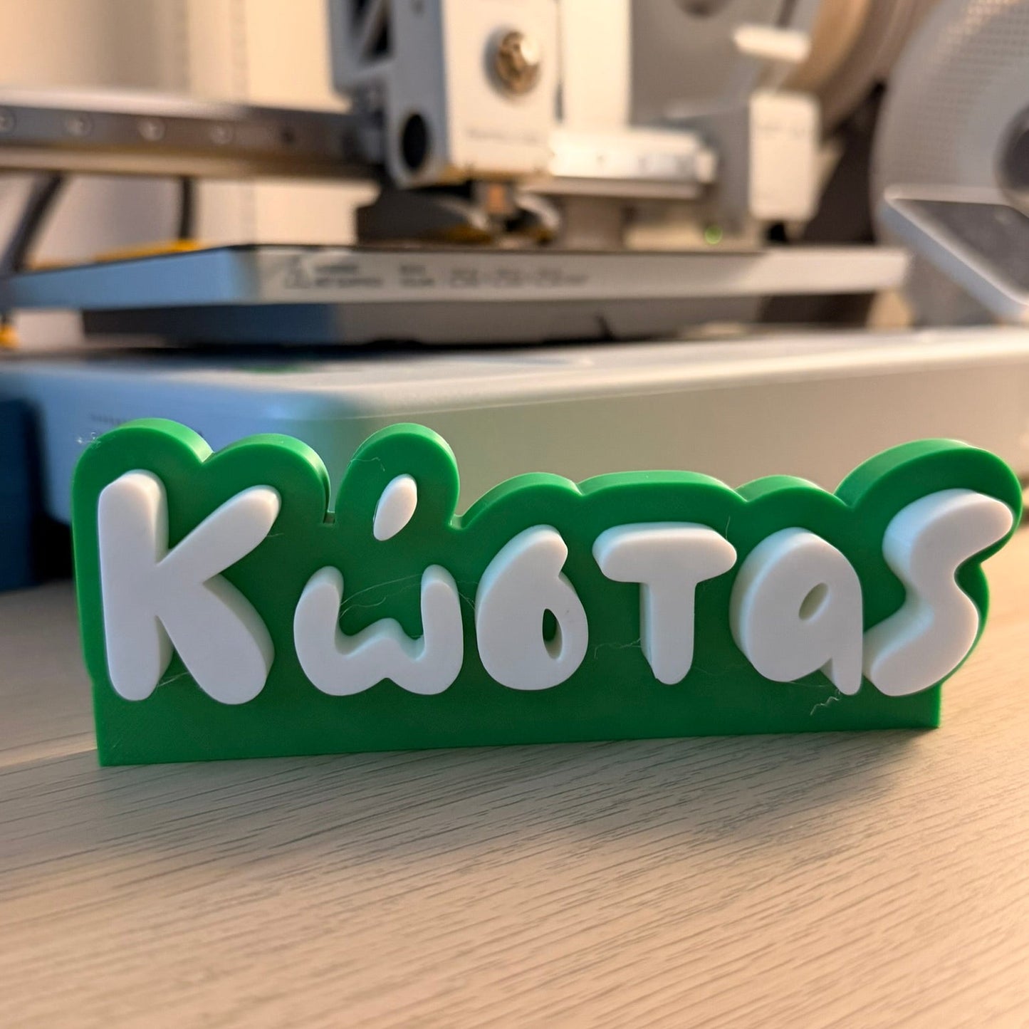 3D Printed Custom Επιγραφή Ονόματος LePeticCochon Font 15 εκ.