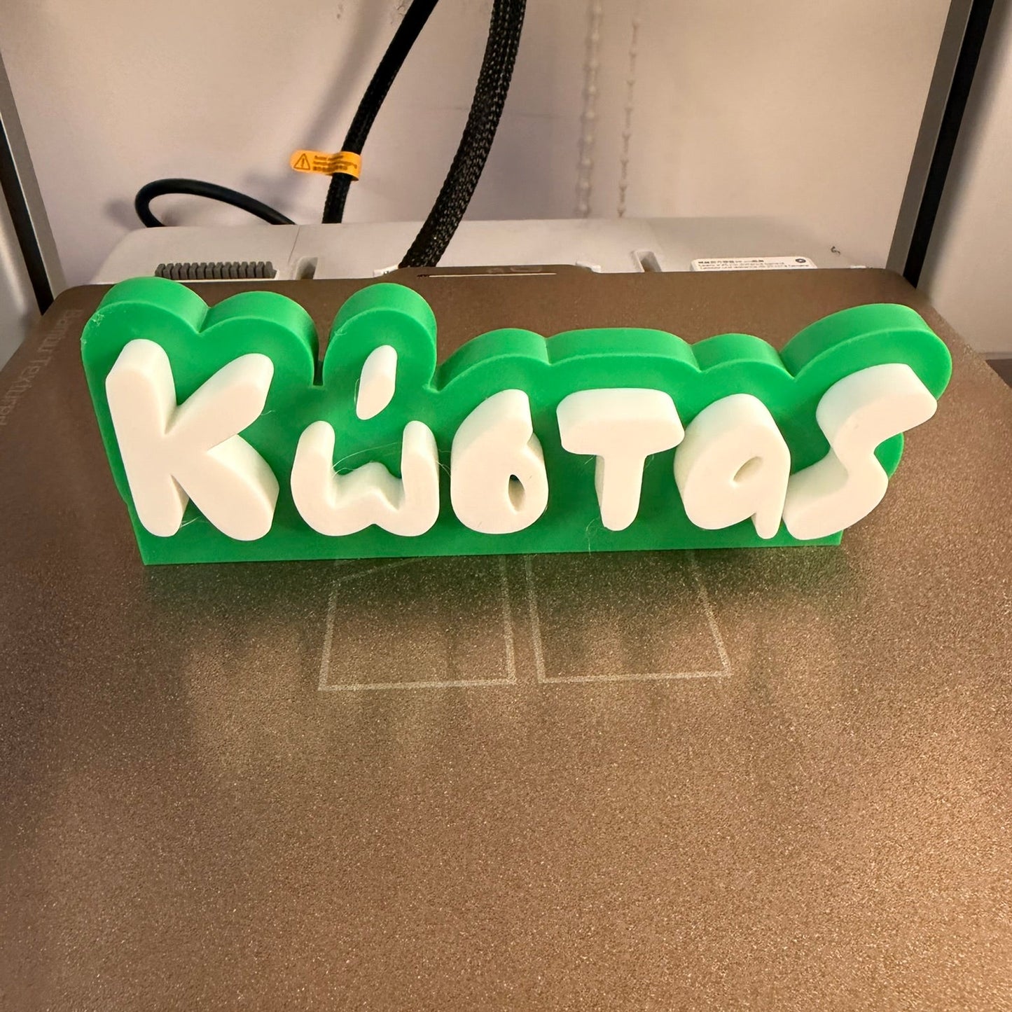3D Printed Custom Επιγραφή Ονόματος LePeticCochon Font 15 εκ.