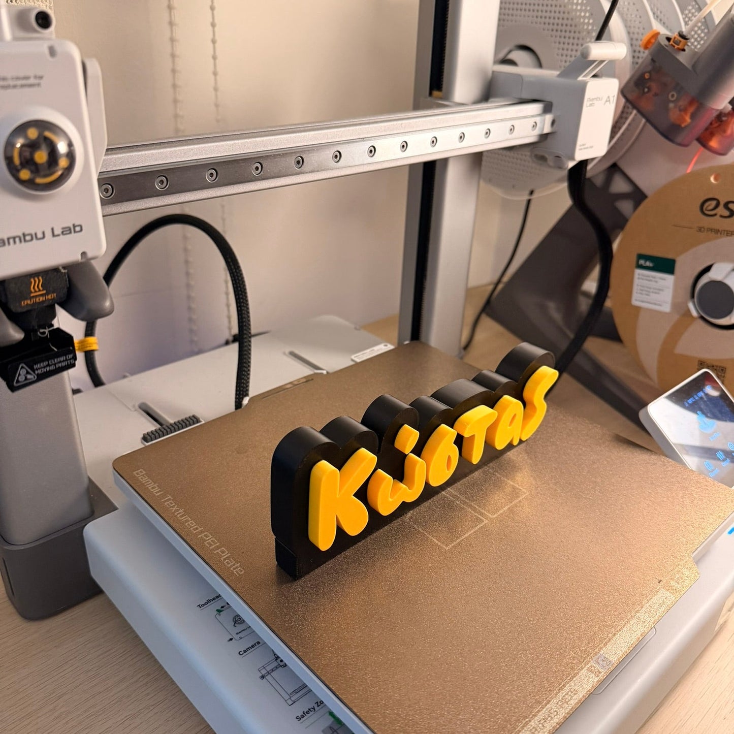 3D Printed Custom Επιγραφή Ονόματος LePeticCochon Font 20 εκ.