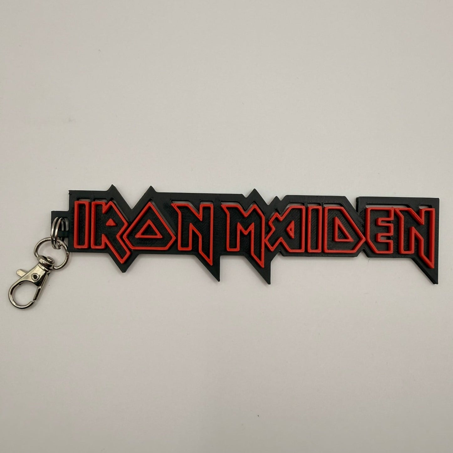 3D Printed Μπρελόκ Iron Maiden – Up the Irons για την τσάντα σου!