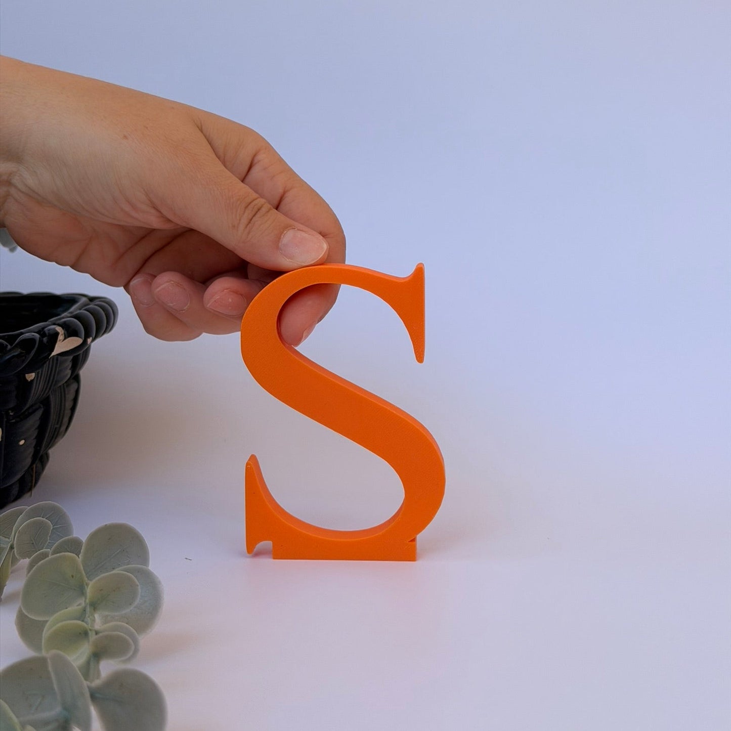 3D Διακοσμητικό Γράμμα S - Μέγεθος 10 εκ.– Times New Roman