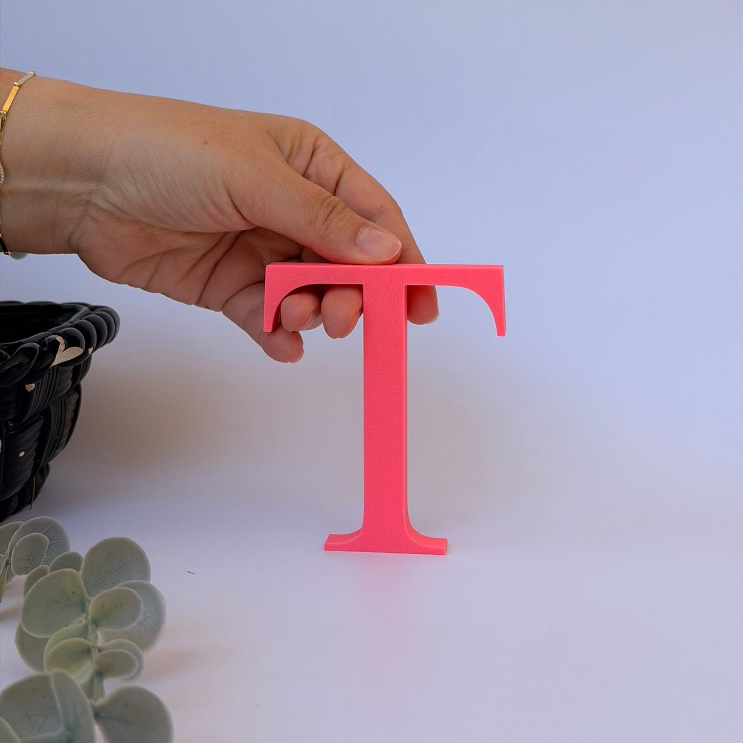 3D Διακοσμητικό Γράμμα Τ - Μέγεθος 10 εκ.– Times New Roman