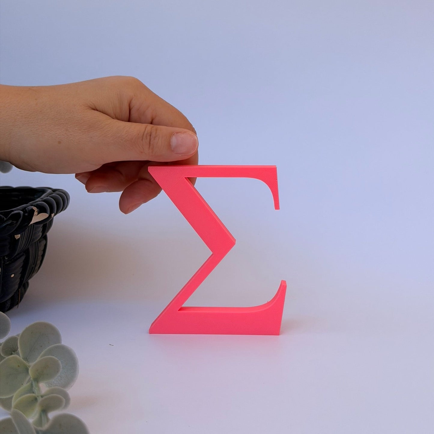3D Διακοσμητικό Γράμμα Σ - Μέγεθος 10 εκ.– Times New Roman