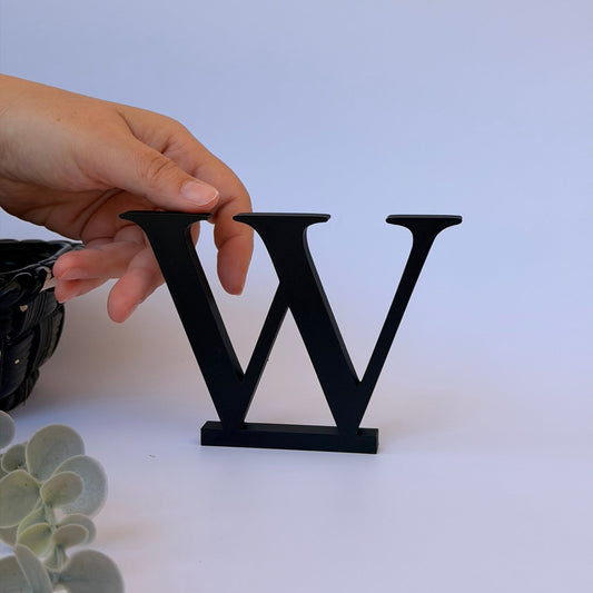 3D Διακοσμητικό Γράμμα W - Μέγεθος 10 εκ.– Times New Roman