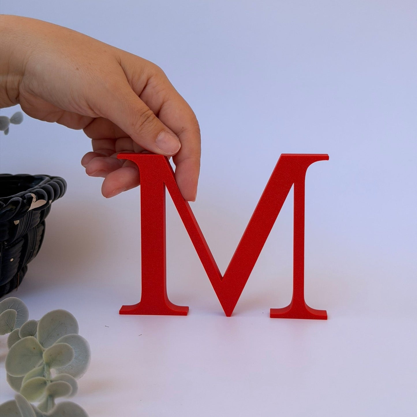 3D Διακοσμητικό Γράμμα Μ - Μέγεθος 10 εκ.– Times New Roman