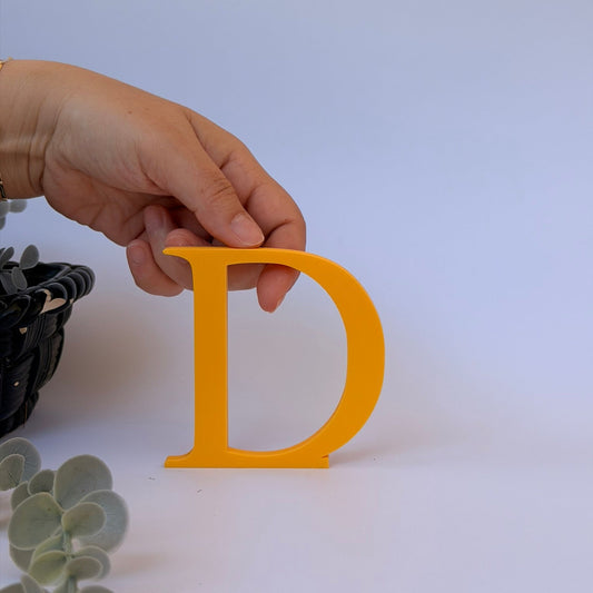 3D Διακοσμητικό Γράμμα D - Μέγεθος 10 εκ.– Times New Roman