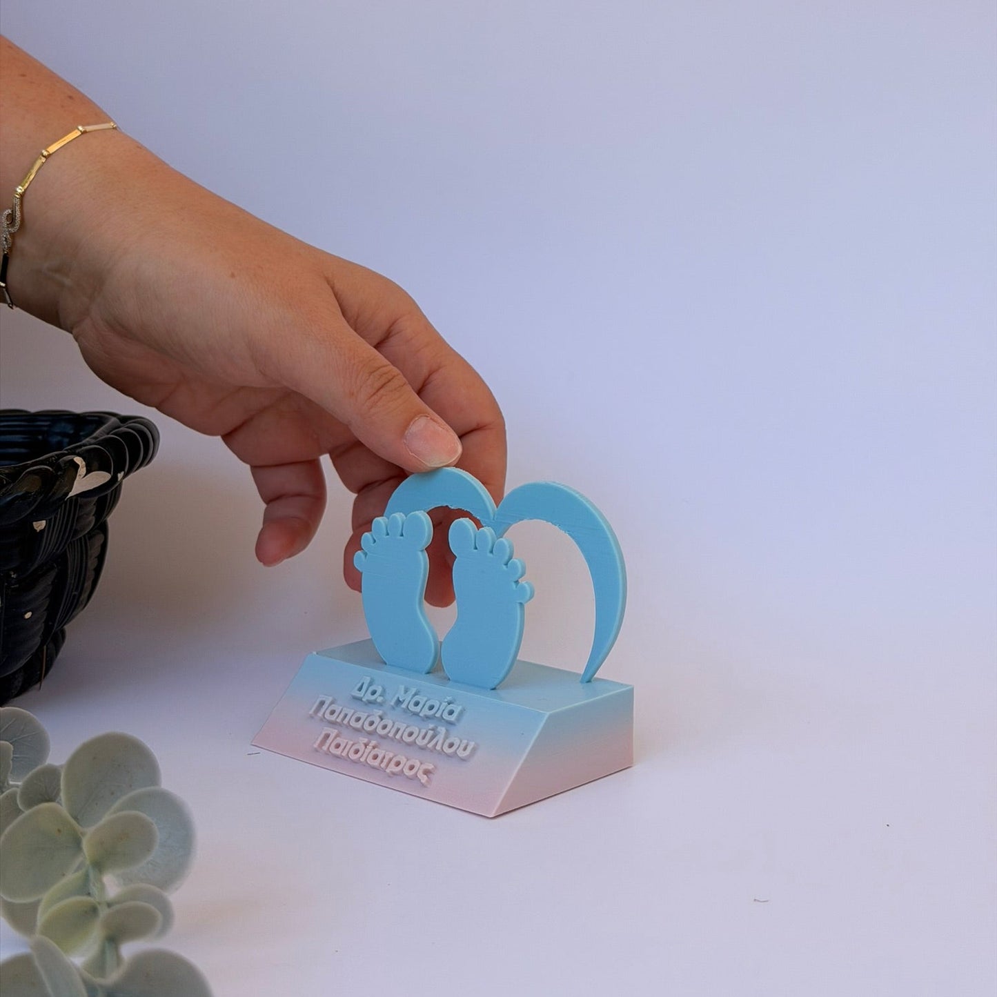 3D Printed Προσωποποιημένη Επιγραφή "The Pediatric Heart"