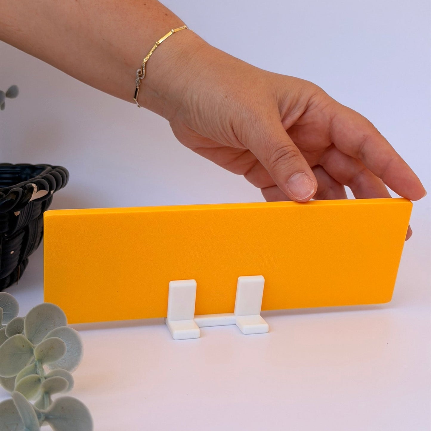 3D Printed Επιτραπέζια Επιγραφή Πλάκα με Custom Όνομα LePetitCochon 20εκ. και Σταντ Στήριξης