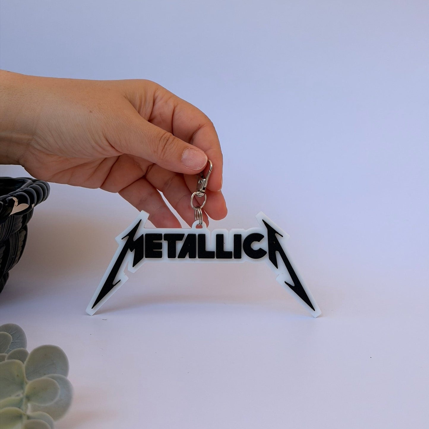 3D Printed Μπρελόκ Metallica – Heavy Metal Style για την τσάντα σου