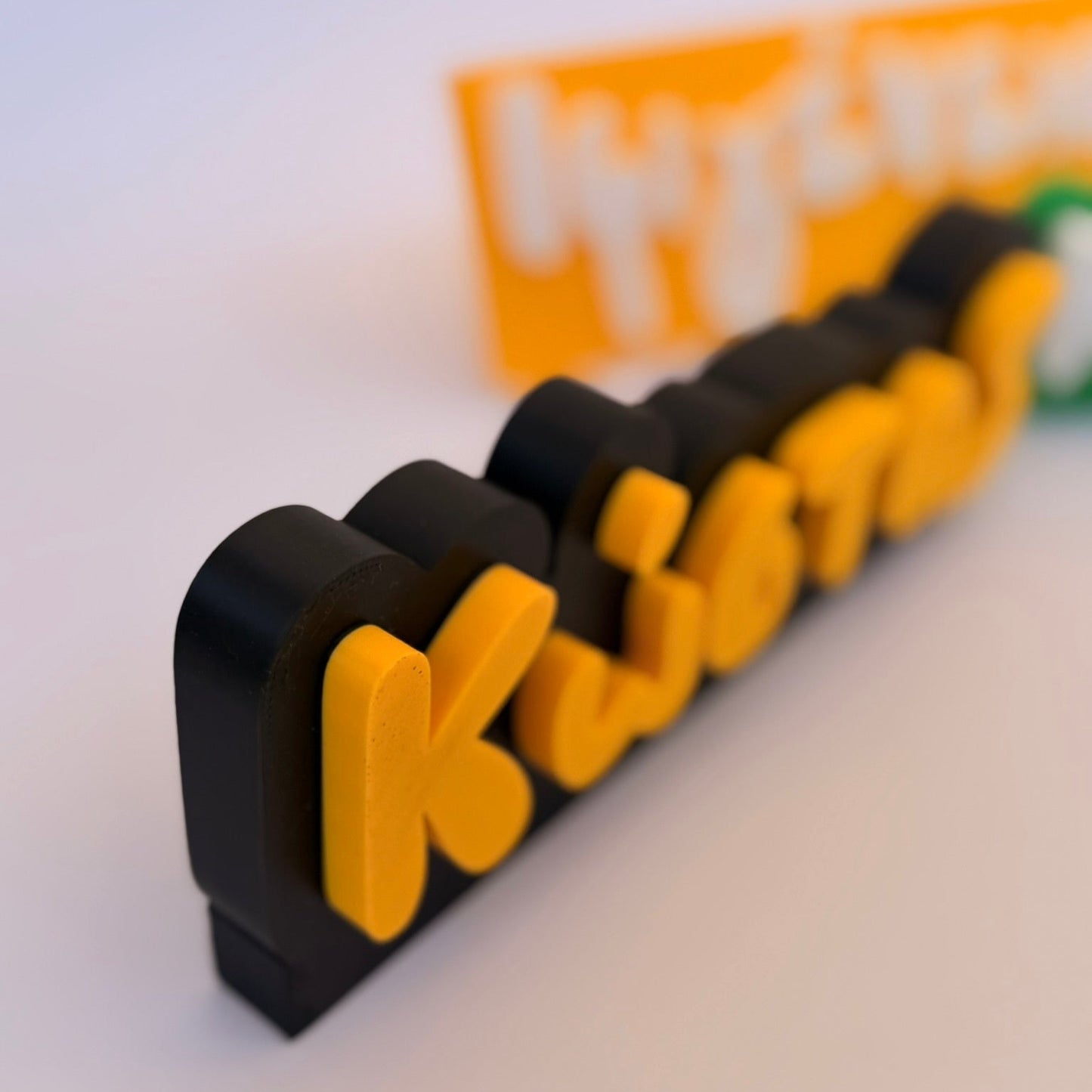 3D Printed Custom Επιγραφή Ονόματος LePeticCochon Font 15 εκ.