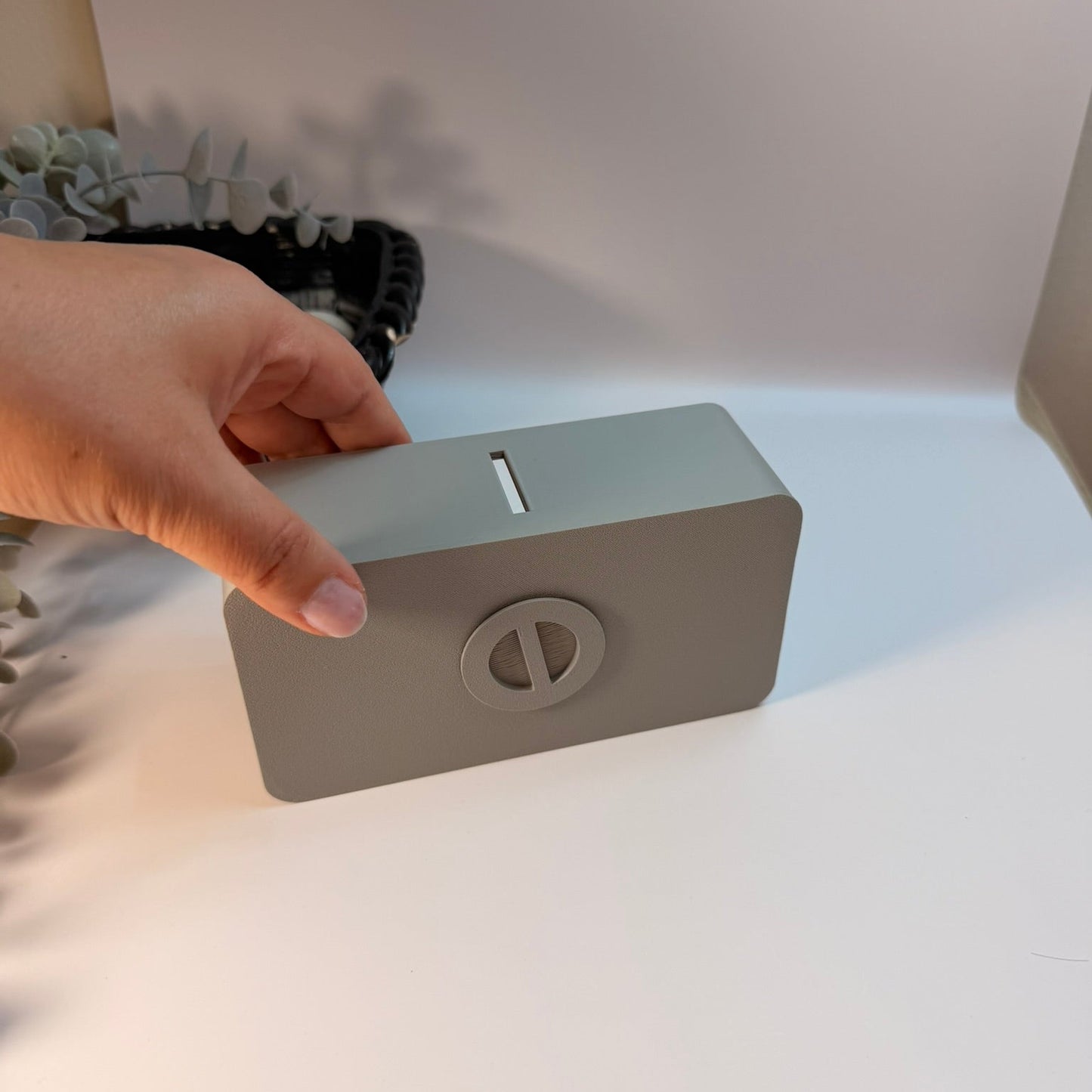 3D Printed Προσωποποιημένος Κουμπαράς Κουτί με Ανάγλυφο Όνομα