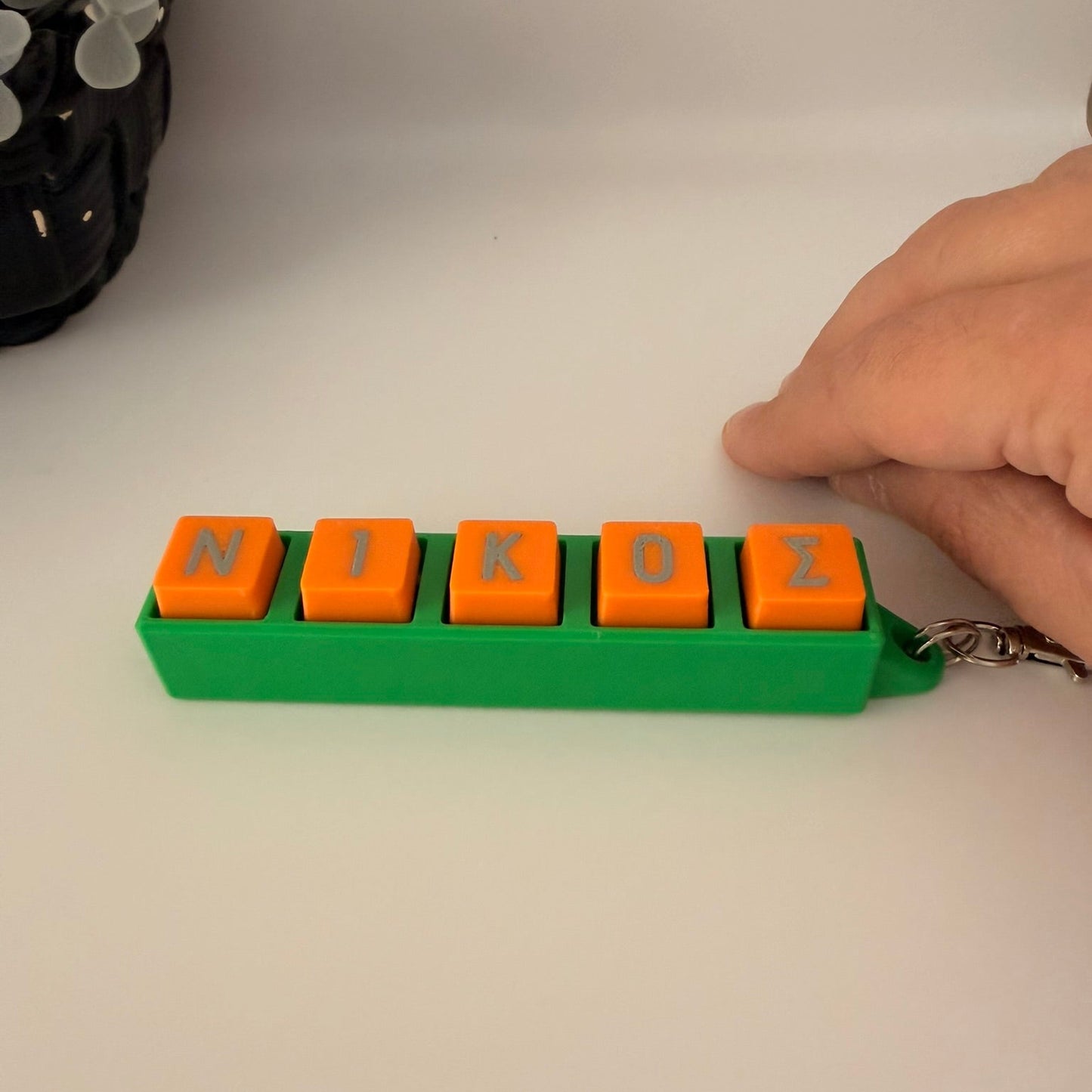 3D Μπρελόκ Fidget Clicker Μηχανικά Πλήκτρα με το δικό σου Όνομα