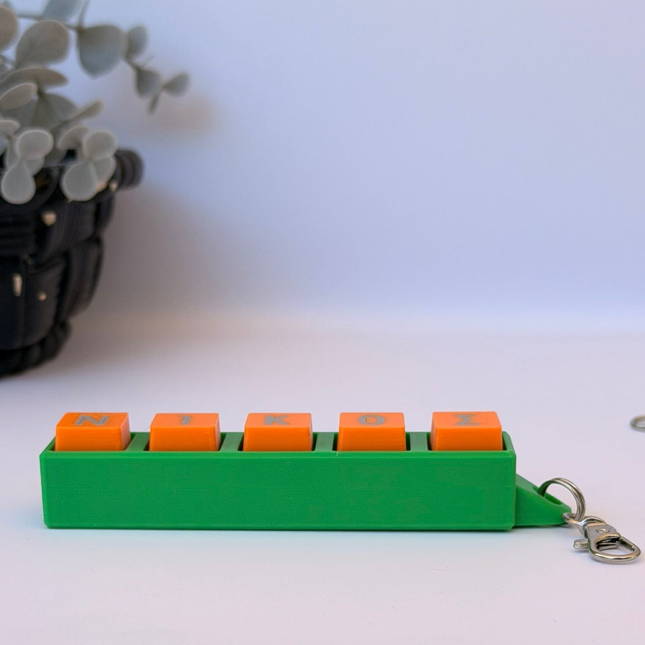 3D Μπρελόκ Fidget Clicker Μηχανικά Πλήκτρα με το δικό σου Όνομα