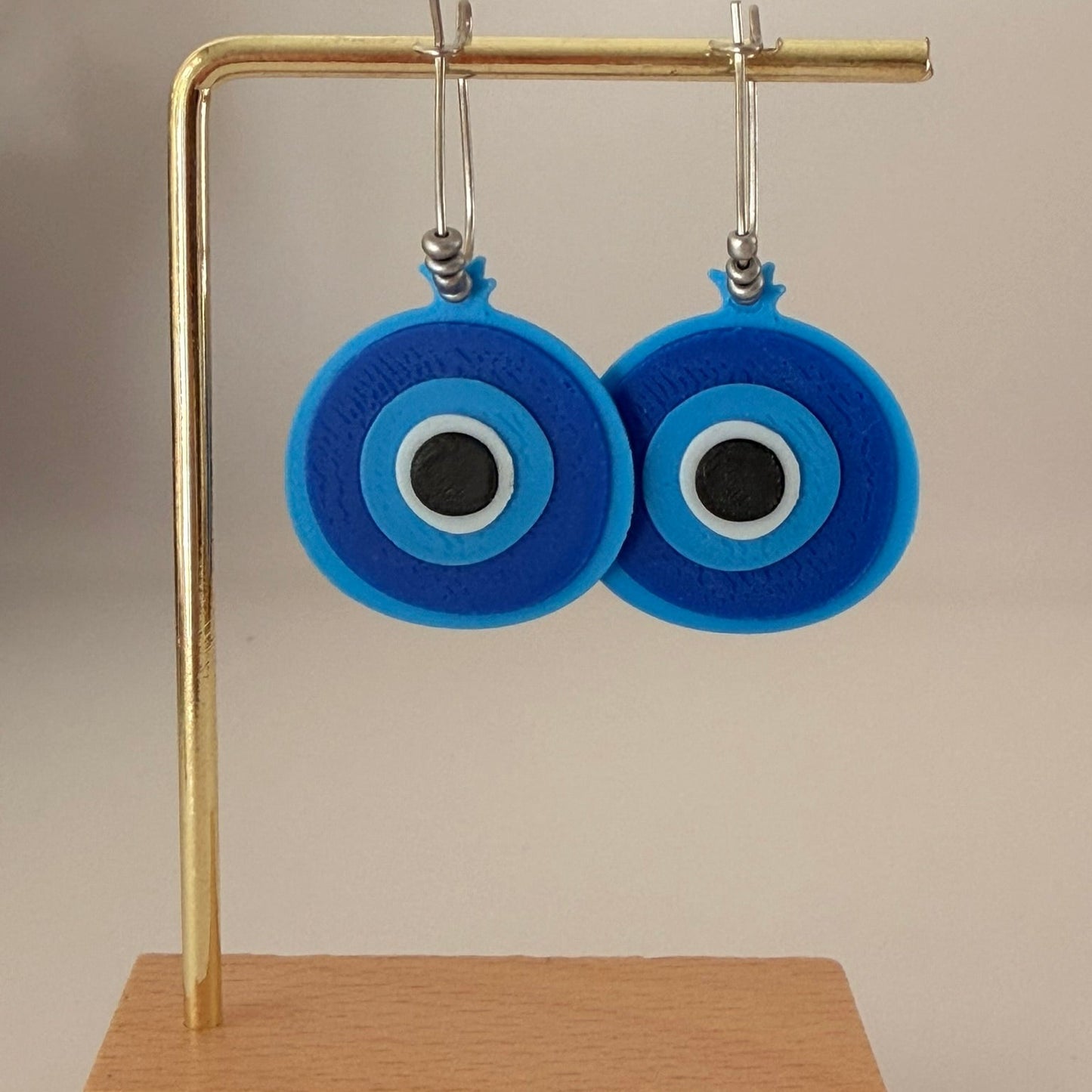 3D Printed Σκουλαρίκια "Μάτι - Ρόδι"
