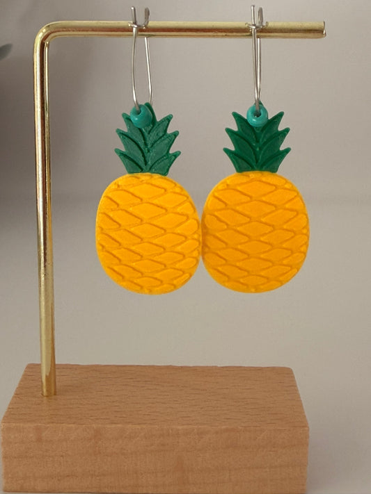 3D Printed Σκουλαρίκια "Ανανάς"