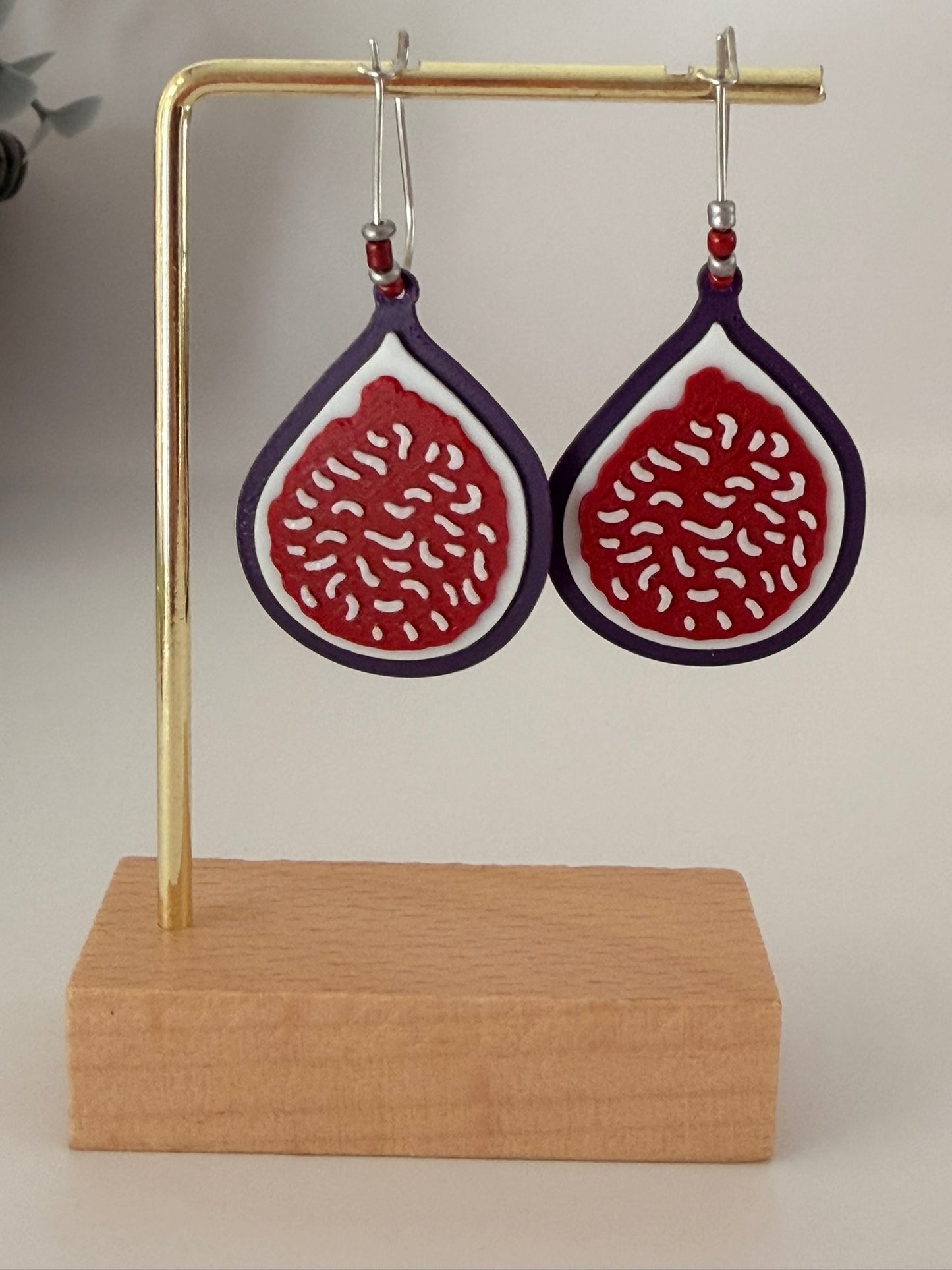 3D Printed Σκουλαρίκια "Σύκο"