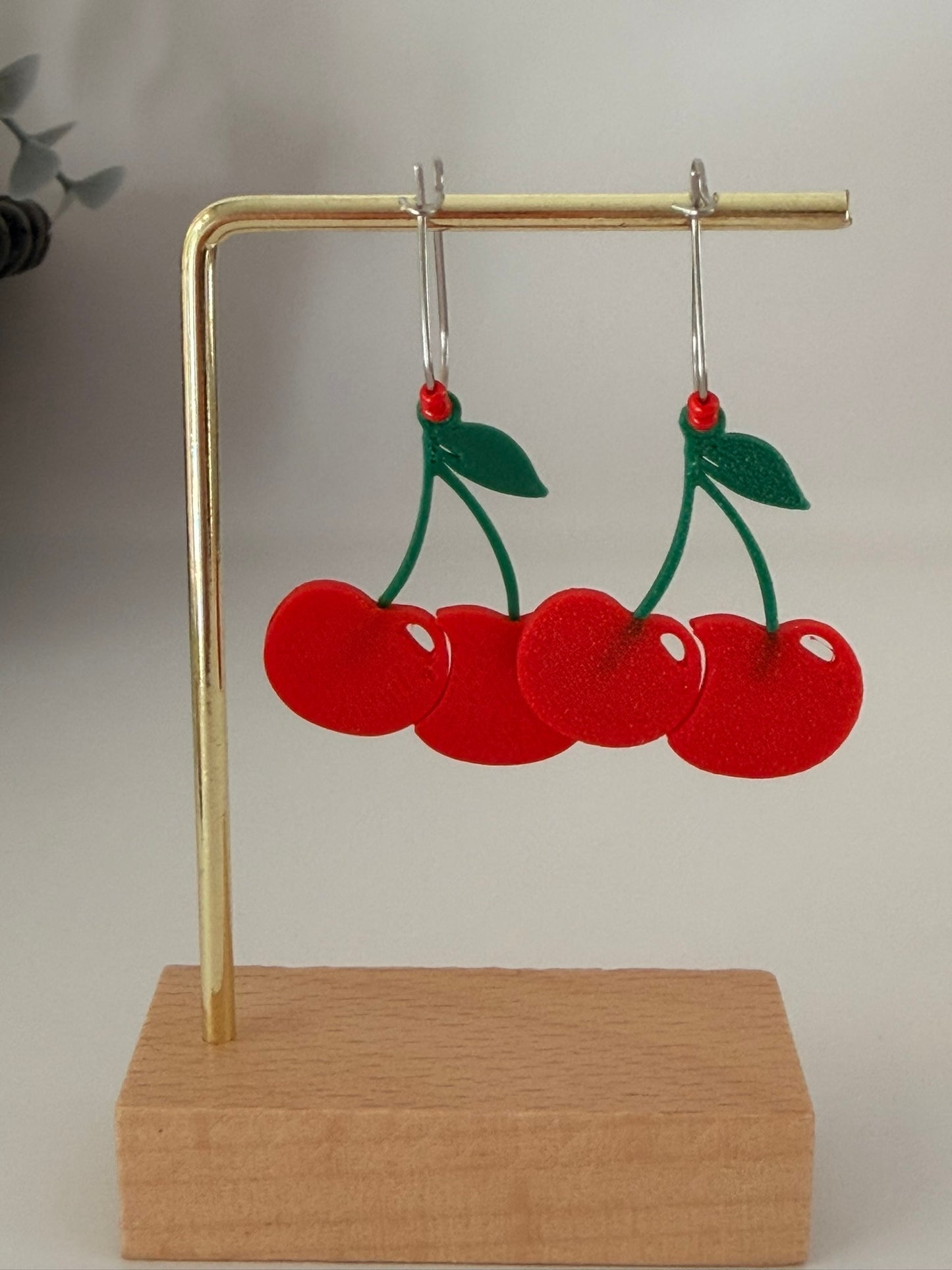 3D Printed Σκουλαρίκια "Κεράσια"