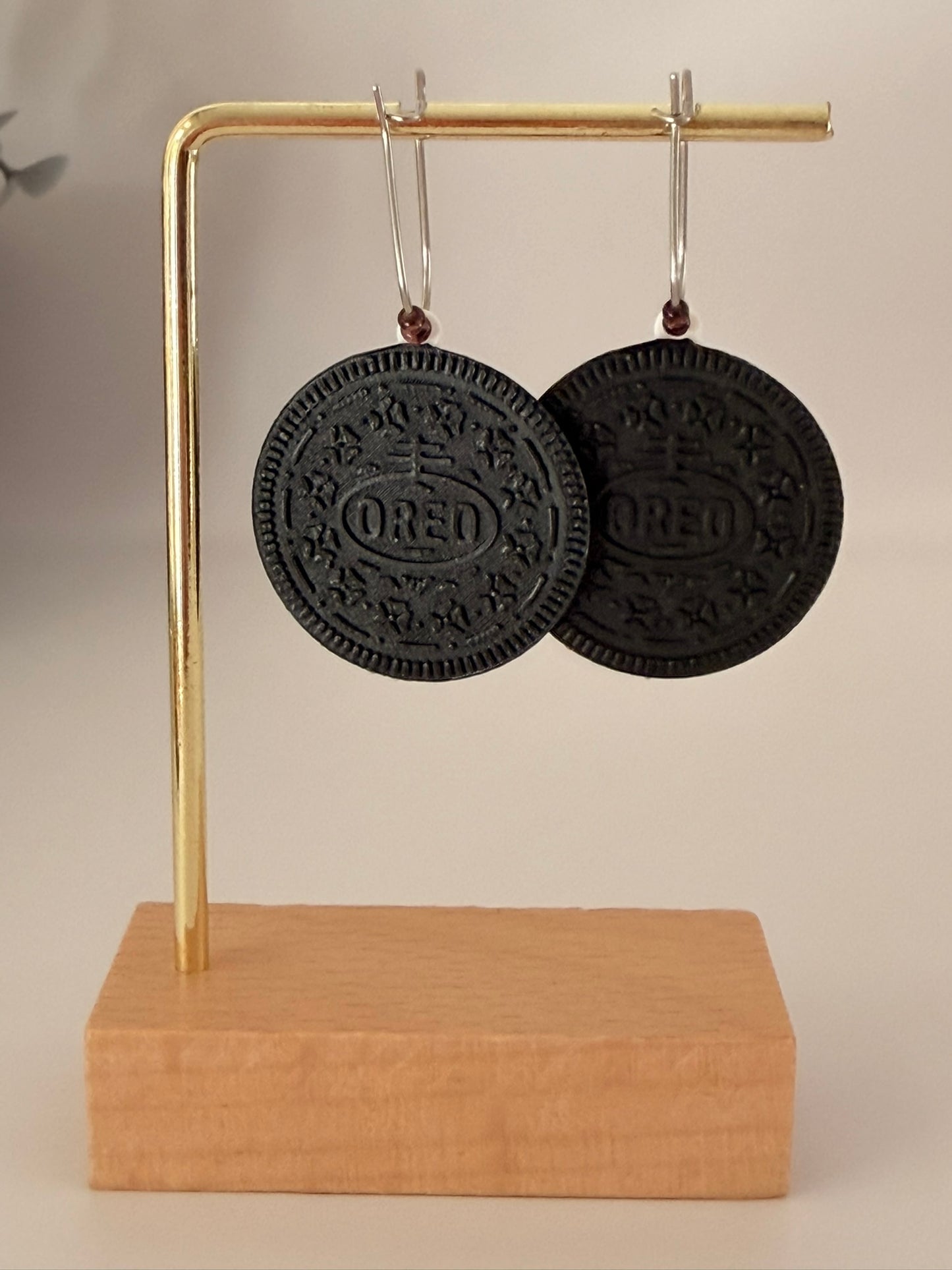 3D Printed Σκουλαρίκια "Μπισκότο"