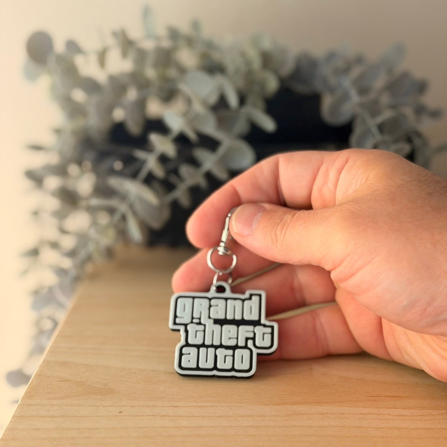 Grand Theft Auto (GTA) 3D Printed μπρελόκ