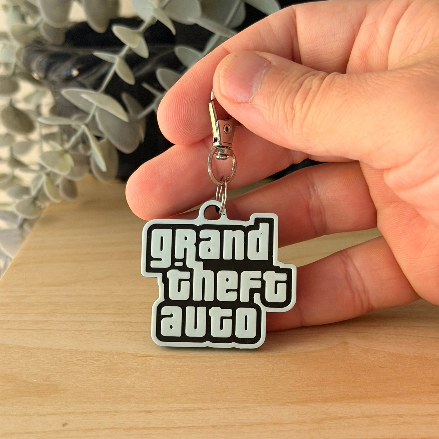 Grand Theft Auto (GTA) 3D Printed μπρελόκ