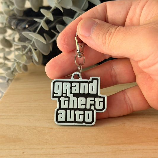 Grand Theft Auto (GTA) 3D Printed μπρελόκ